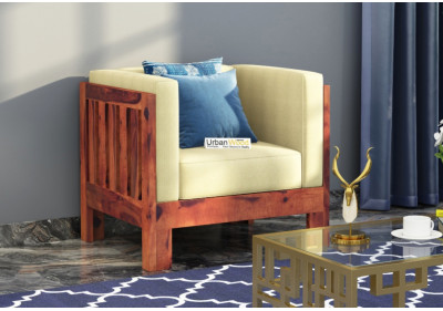 Fitbit Wooden Sofa 1 seater 