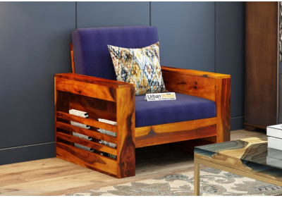 Modeway Wooden Sofa 1 Seater 