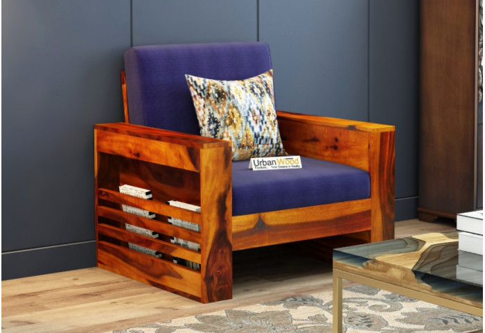 Modeway Wooden Sofa 1 Seater 