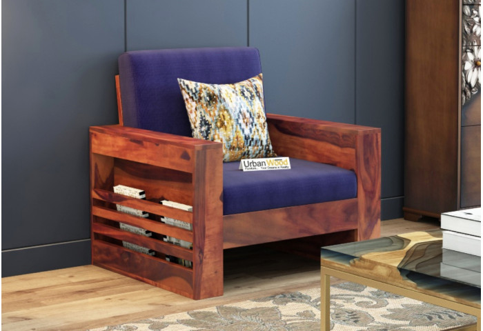Modeway Wooden Sofa 1 Seater 