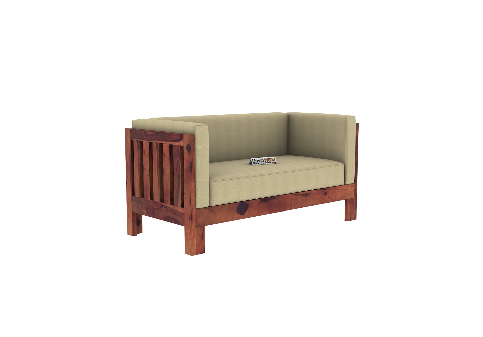 Fitbit Wooden Sofa Set 2+1+1 Seater 