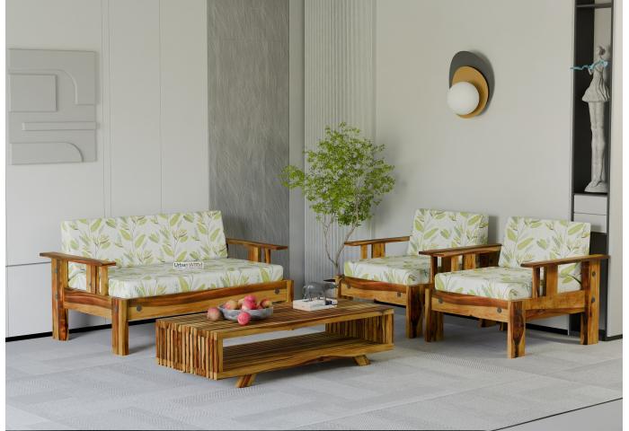 Jako 2+1+1 Seater Wooden Sofa 