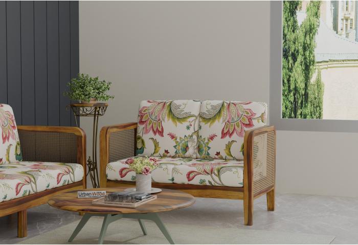 Celeste 2 Seater Wooden Sofa 