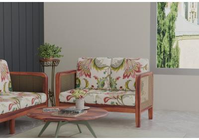 Celeste 2 Seater Wooden Sofa 