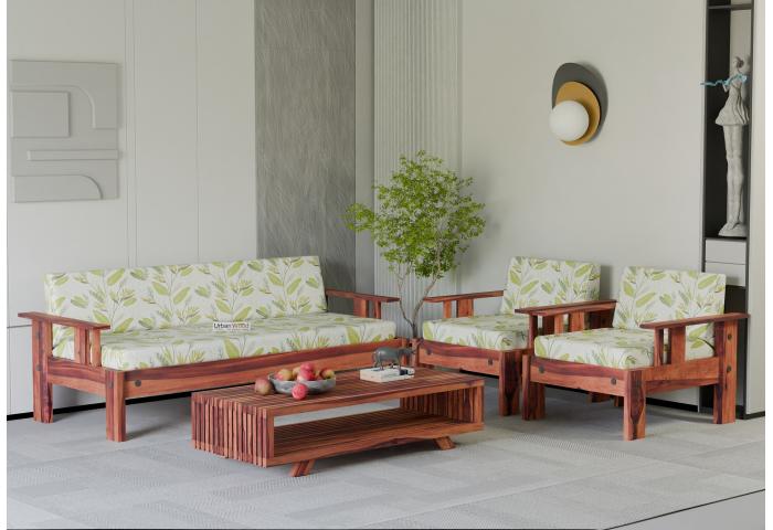 Jako 3+1+1 Seater Wooden Sofa 