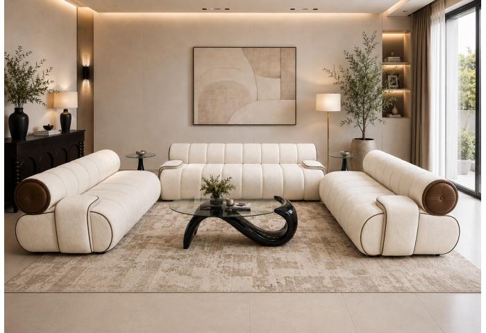 Velora 3+2+2 Luxury Sofa Set 