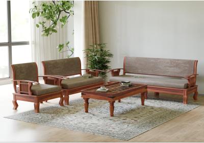 Eterna 3+2+1 Seater Wooden Sofa Set 