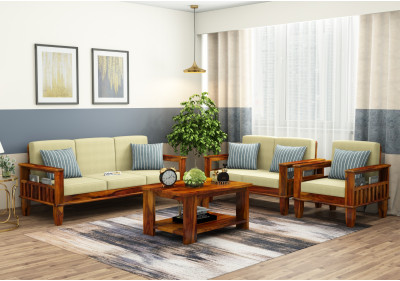 Freshlyn Wooden Sofa Set 3+2+1 Seater 