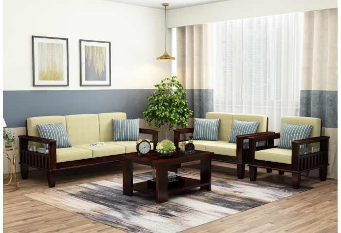 Freshlyn Wooden Sofa Set 3+2+1 Seater 