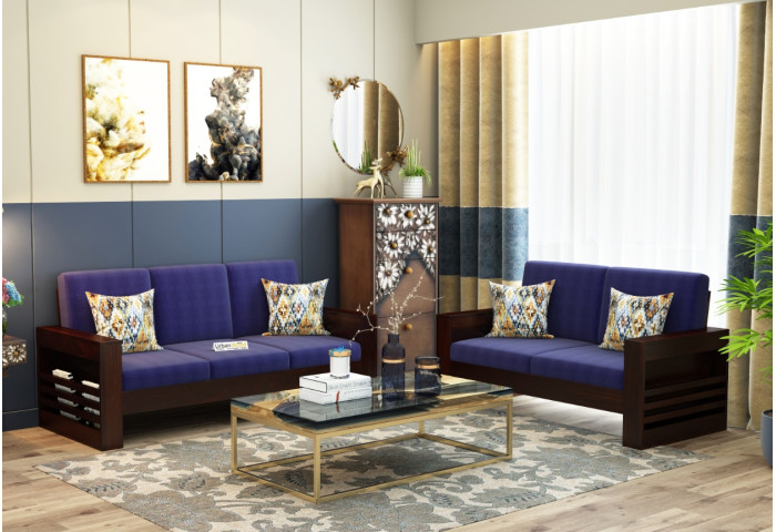 Modway Wooden Sofa Set 3+2 Seater 
