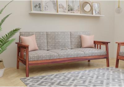 Falcon 3 Seater Wooden Sofa 