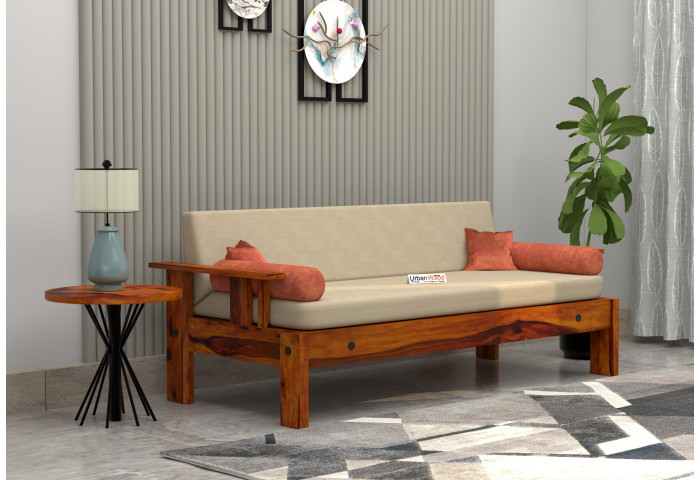 Jako 3 Seater Wooden Sofa 