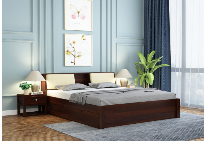 Laverock Bed With Drawer Storage 