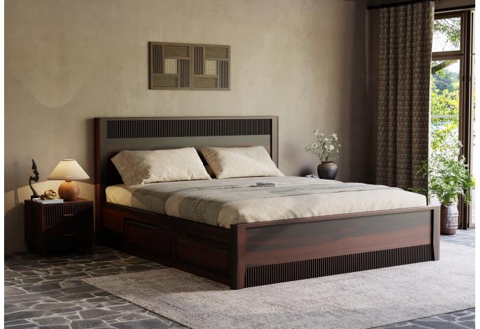 Avon Wooden Drawer Storage Bed 