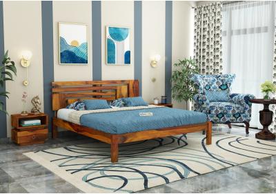 Berlin Wooden Bed Without storage 