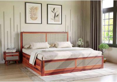 Breeze Wooden Box Storage Bed 