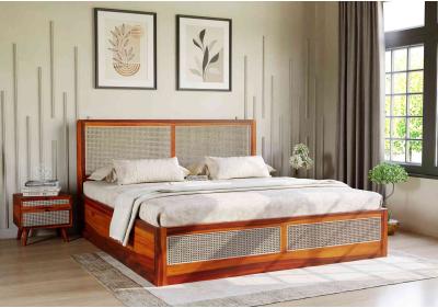 Breeze Wooden Drawer Storage Bed 