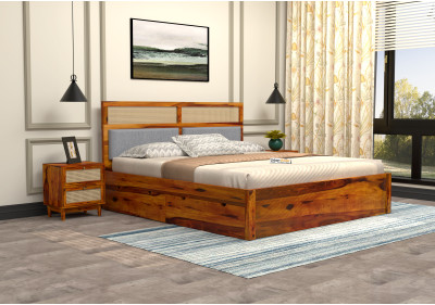 Calico Drawer Storage Bed 