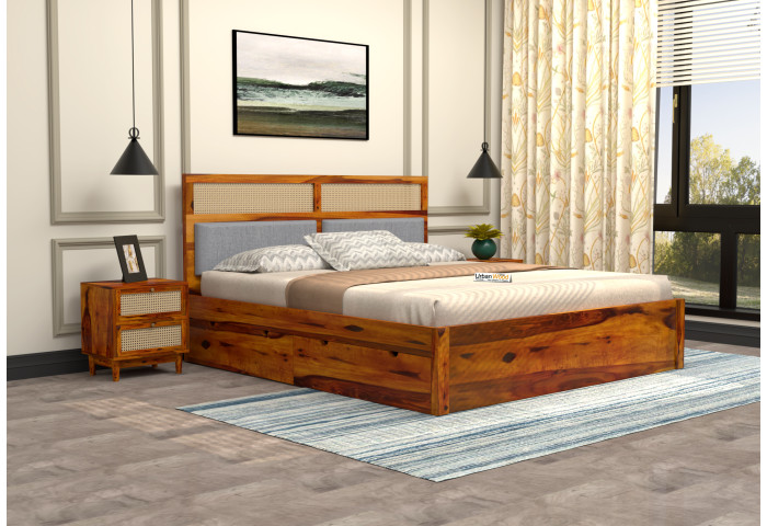 Calico Drawer Storage Bed 