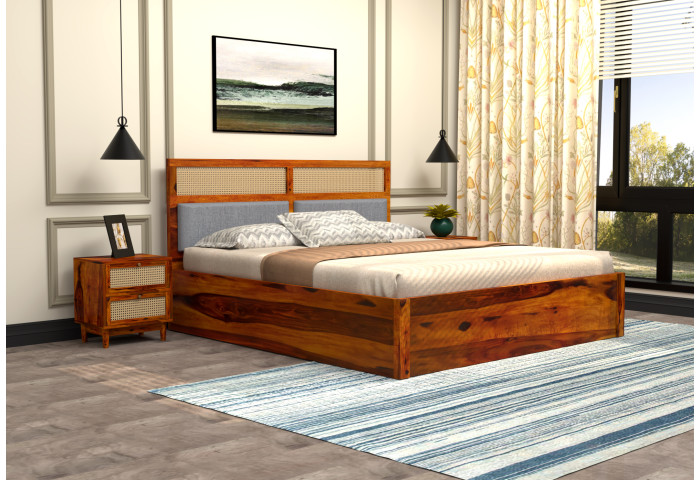 Calico Hydraulic Storage Bed 