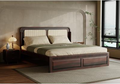 Crown Wooden Without Storage Bed 