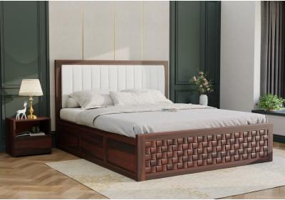 Dexter Wooden Box Storage Bed 