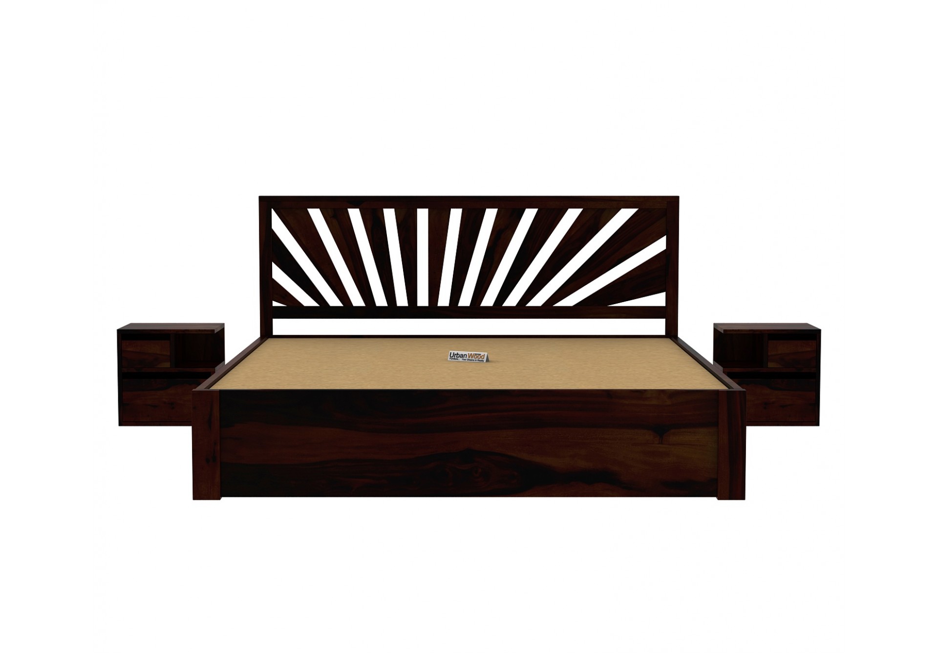 Jerry Wooden Bed With Drawer Storage Queen Size 