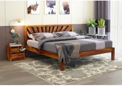 Jerry Wooden Bed Without storage King Size 