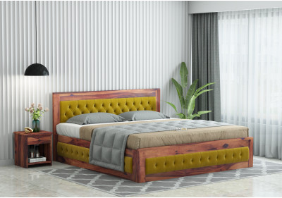 Jolly Wooden Bed with Box Storage 