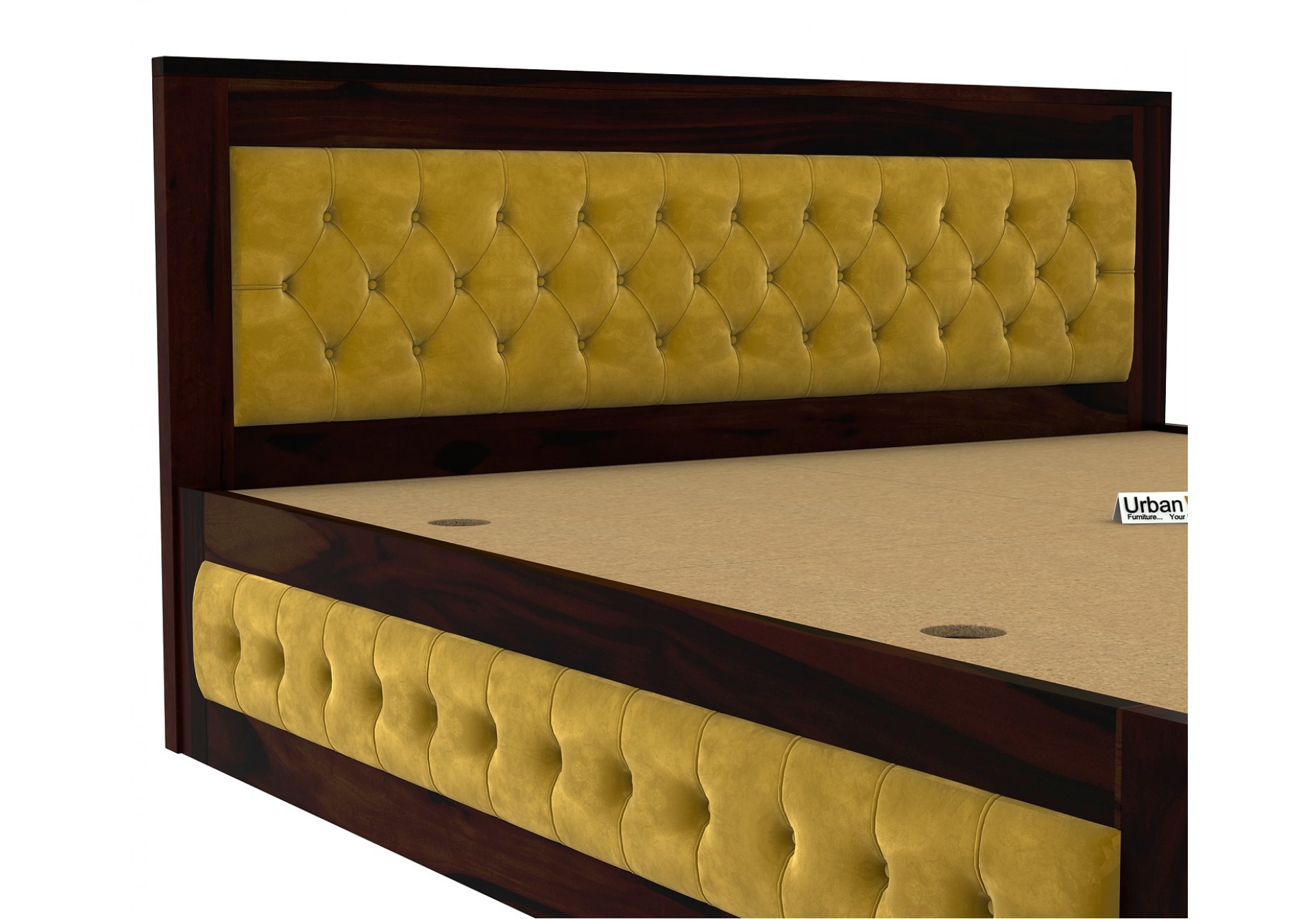 Jolly Wooden Bed with Box Storage 