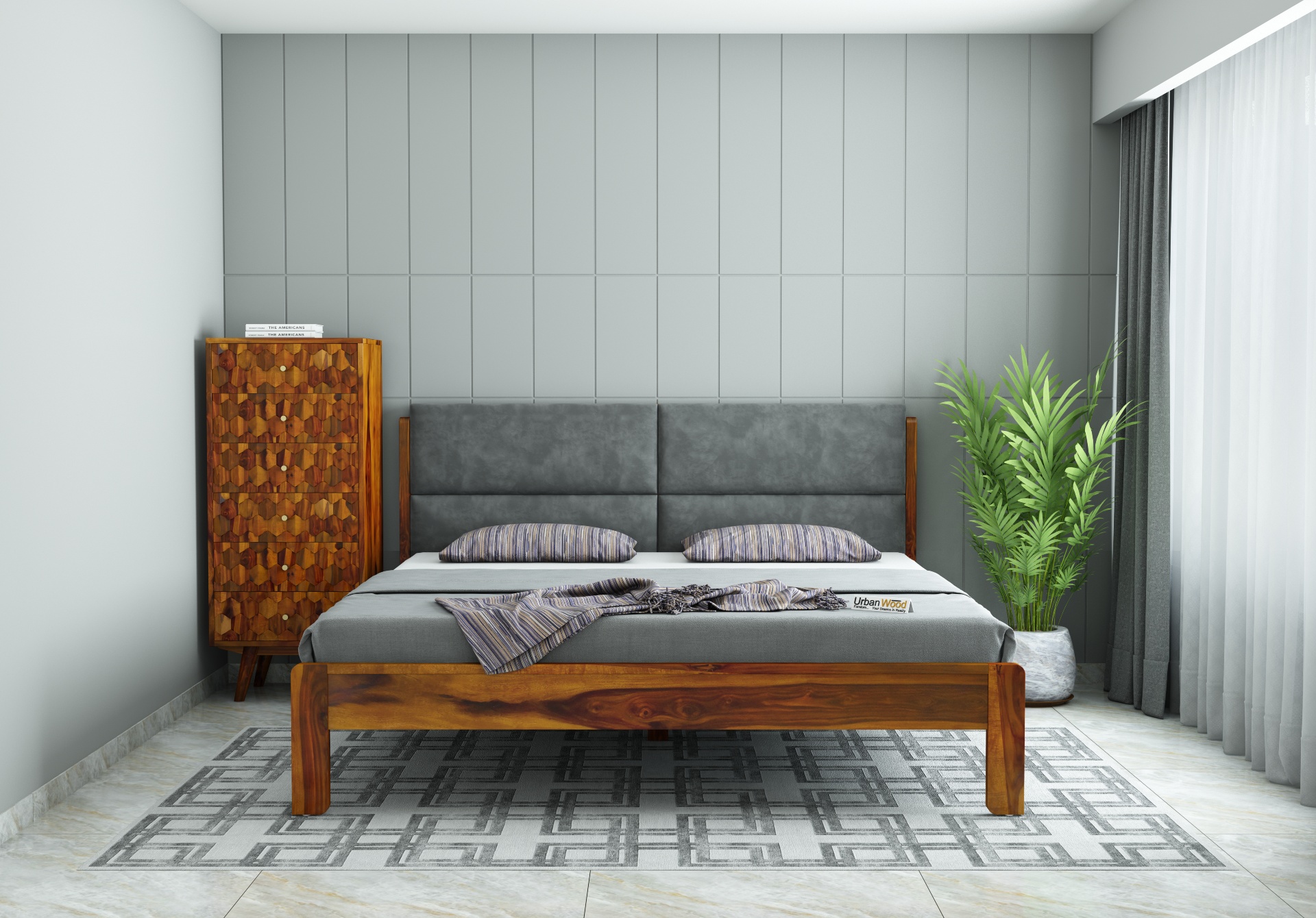 Luxe Urbanwood Exclusive without Storage Bed 