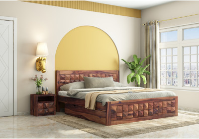 Morgana Bed With Drawer Storage 