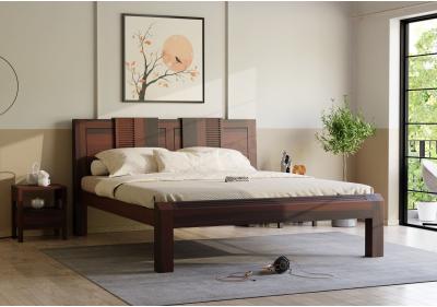 Norik Wooden Without Storage Bed 