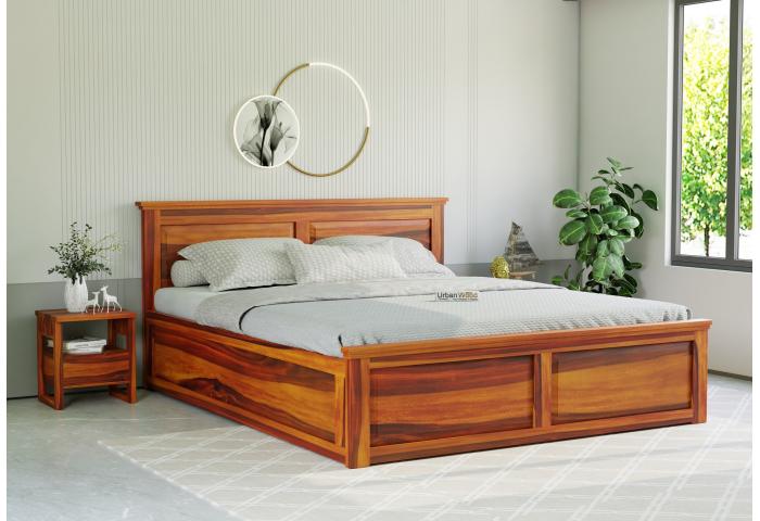 Ragnar Wooden Box Storage Bed 