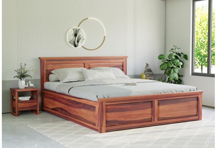 Ragnar Wooden Hydraulic Storage Bed 