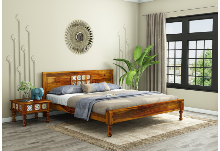 Relay Wooden Bed Without Storage 