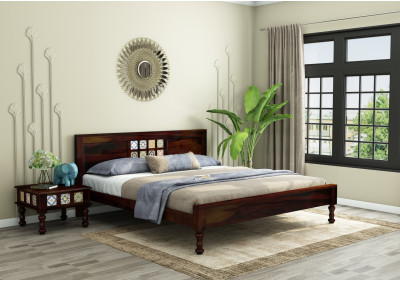 Relay Wooden Bed Without Storage 