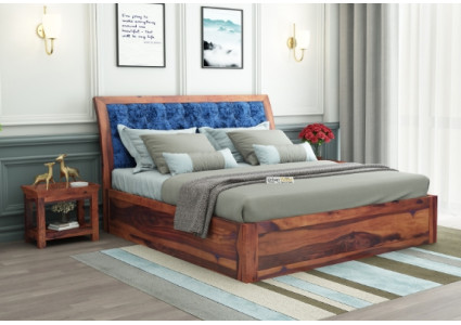 Ross Wooden Bed With Box Storage 