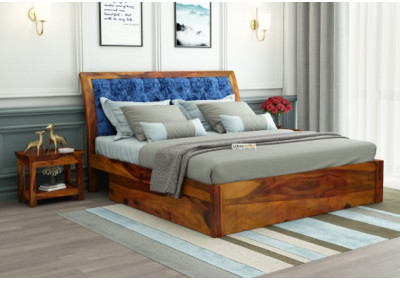 Ross  Wooden Bed With Drawer Storage 