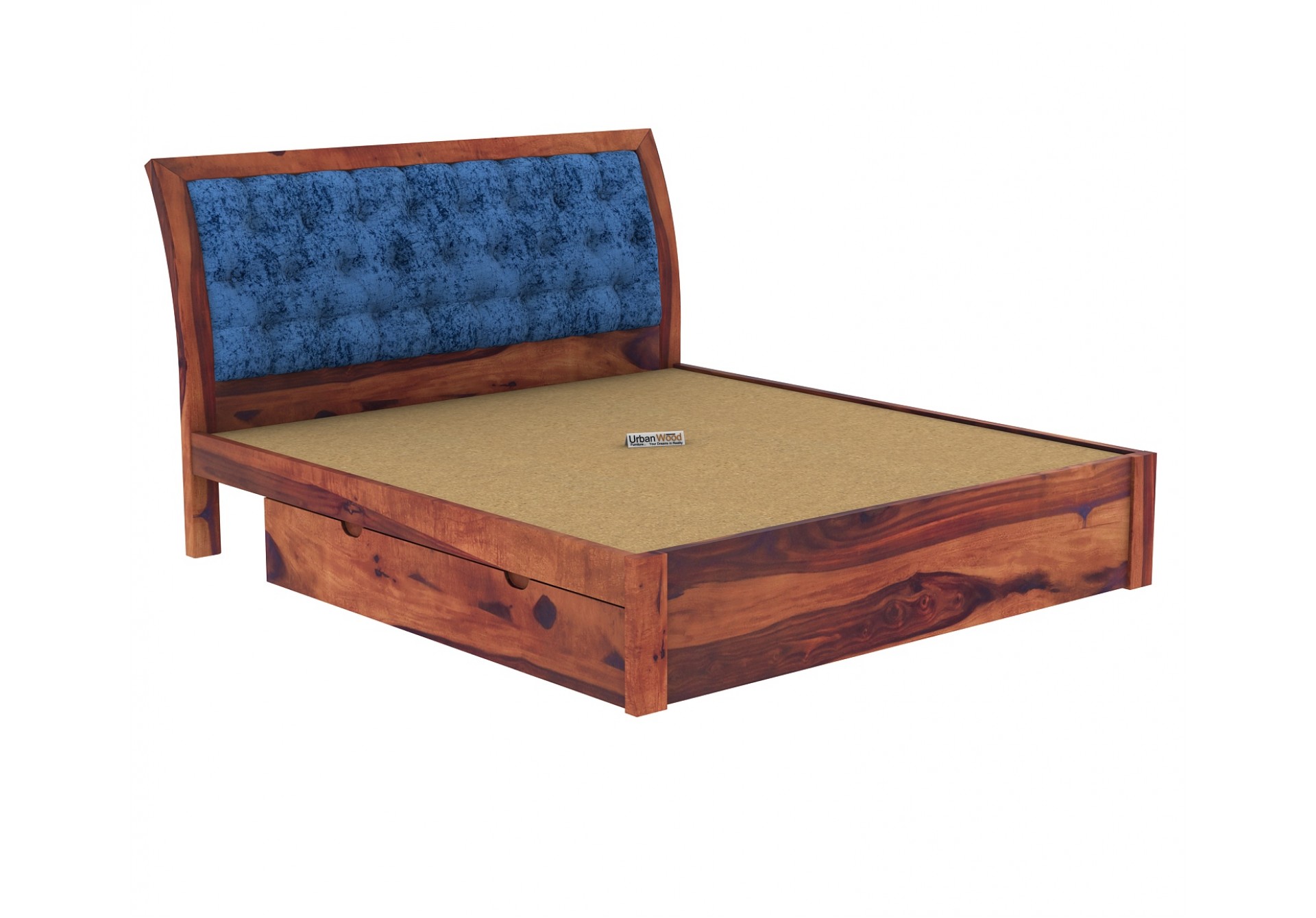 Ross  Wooden Bed With Drawer Storage 