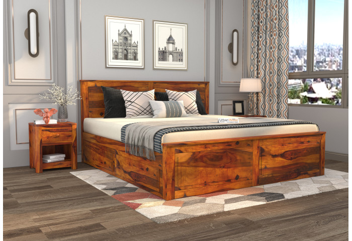 Solas Bed With Drawer Storage 