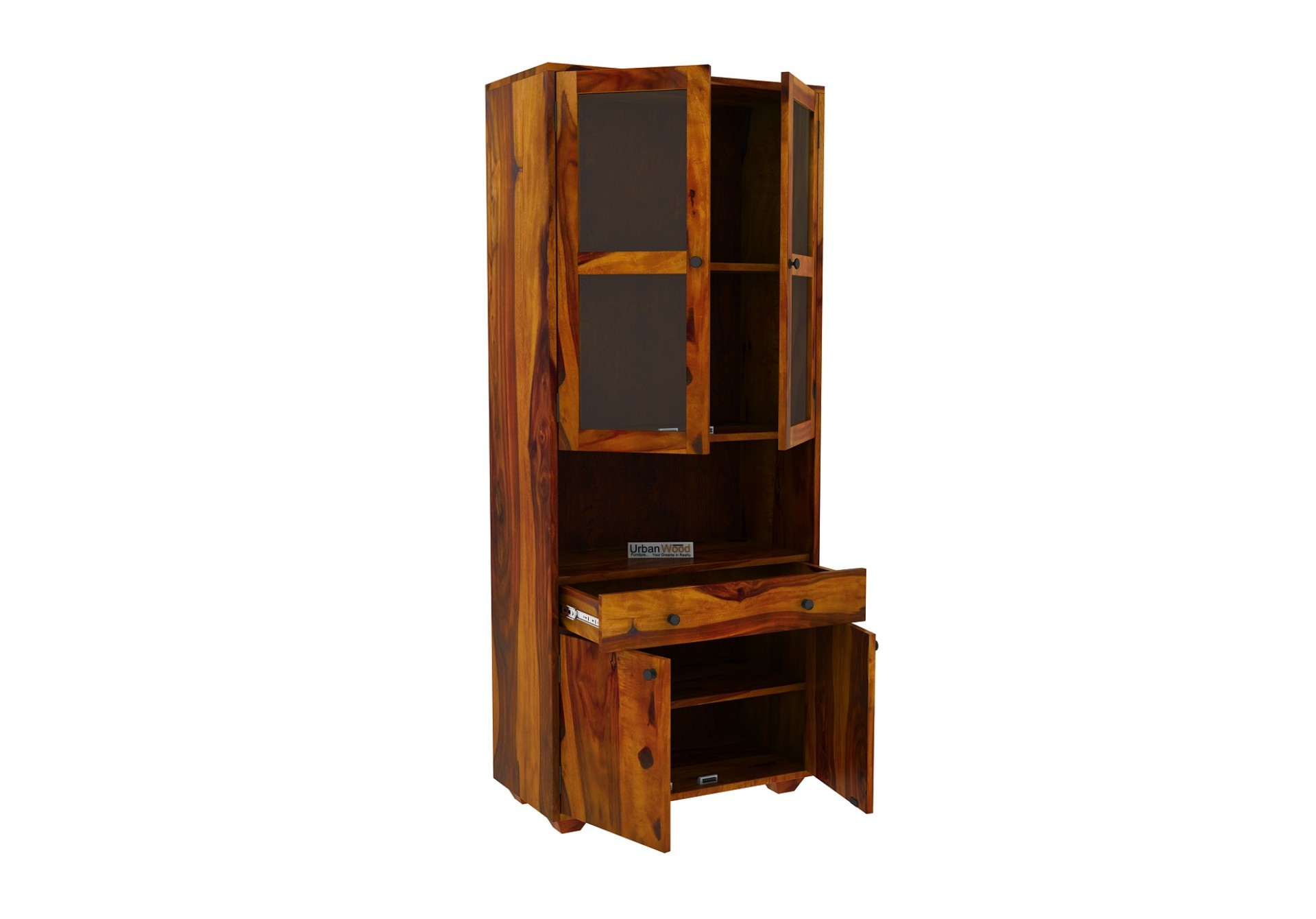 Tubular Wooden File Cabinet 