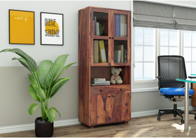 Tubular Wooden File Cabinet 