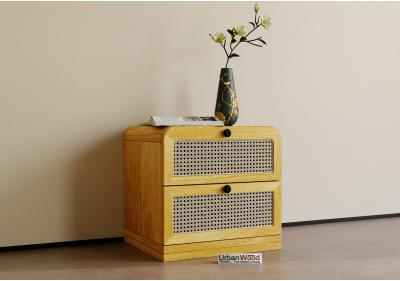 Imperial Cane Bedside Table 