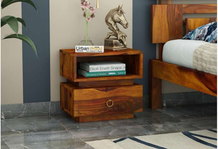 Berlin Wooden Bedside Table 