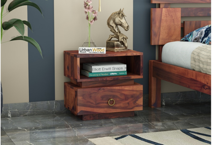 Berlin Wooden Bedside Table 