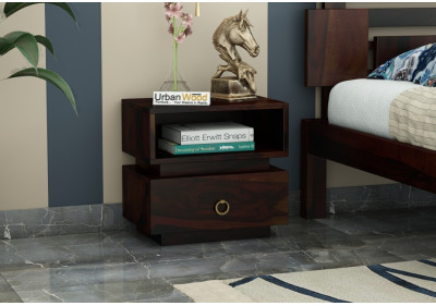 Berlin Wooden Bedside Table 