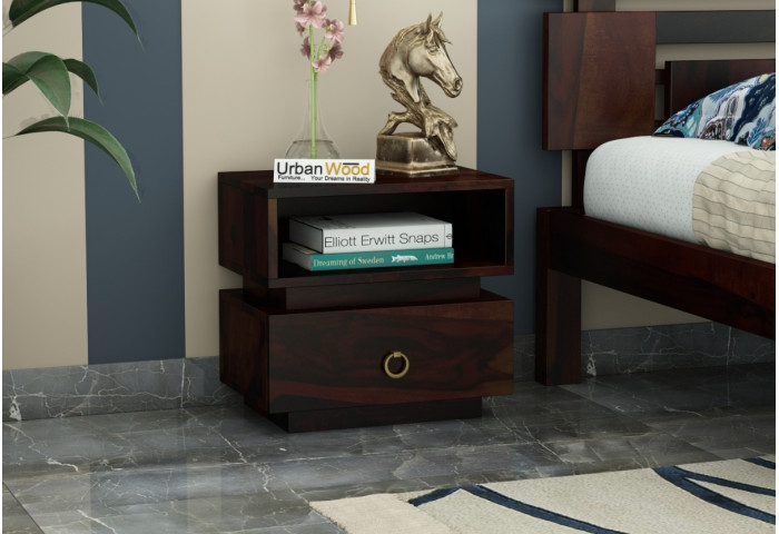 Berlin Wooden Bedside Table 