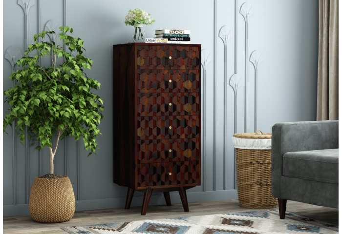 Diamond Chest of 6 Drawers 