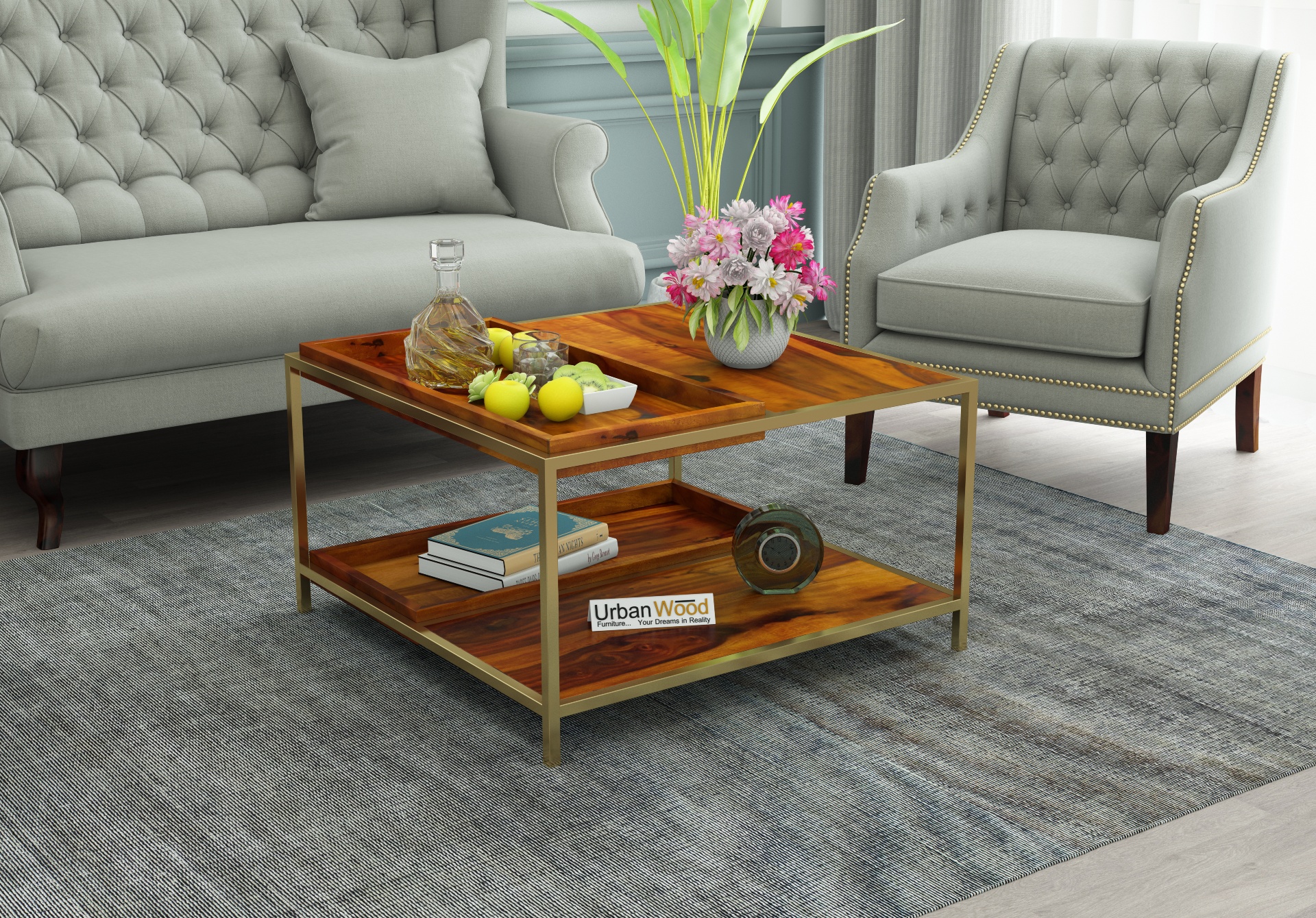 Hope Wooden Coffee Table 
